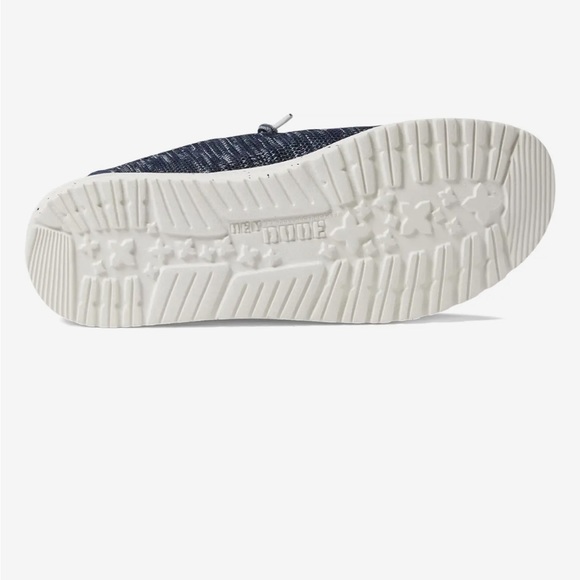 NWT Hey Dude Wendy Sox Navy Size 6 - Picture 4 of 10